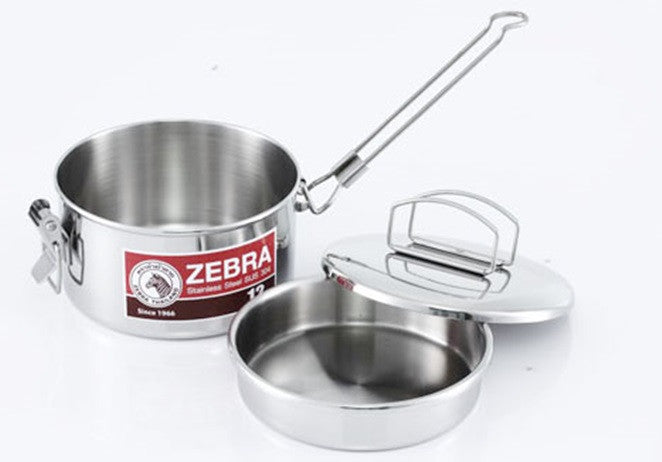 Zebra 14cm Camping Cooking Pot Bushcraft Survival Camping Gardening Bush Craft Outdoor