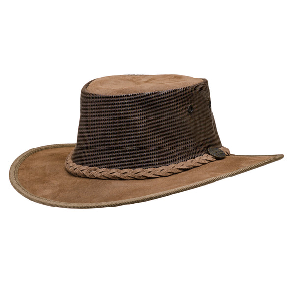 Barmah hat 1064 Hickory Hats Sun Suede Mesh Cool Bushgear UK