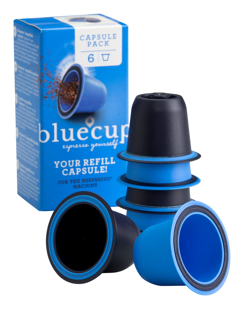 Bluecup Refill Capsule Pods - Pack Of Six