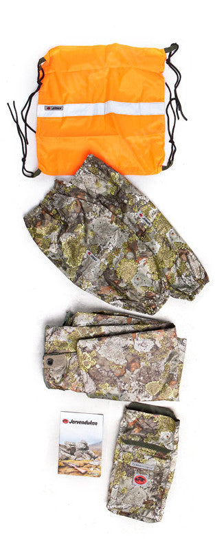 Jerven Bag Original Ultimate Survival Kit Bivi Poncho Emergency Shelter Tarp Mountain Camouflage Pattern