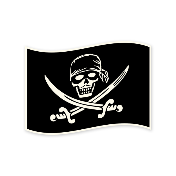 Prometheus Design Werx | Dread Pirate Roberts Flag Sticker