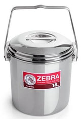 Zebra Loop Handle Pot Auto Lock 14cm